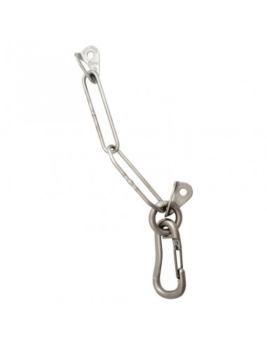 grupo descuelgue con mosquetón - reunión inoxidable - raumer