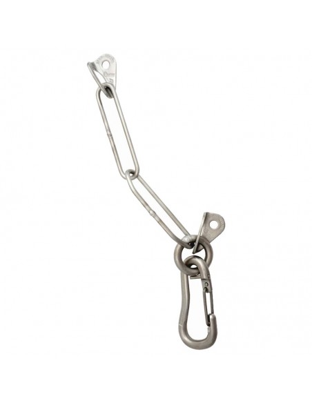 grupo descuelgue con mosquetón - reunión inoxidable - raumer