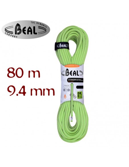 stinger dcvr unicore 9,4mm (80m) - cuerda escalada deportiva - beal