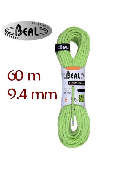 stinger dcvr unicore 9,4mm (60m) - cuerda escalada deportiva - Beal