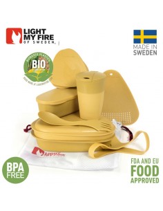 mealkit bio 8 piezas (musty yellow) - light my fire