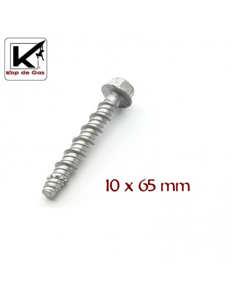 autorroscante 10 - Tornillo Autorroscante cr-mo de 10 x 65 mm - kop de gas