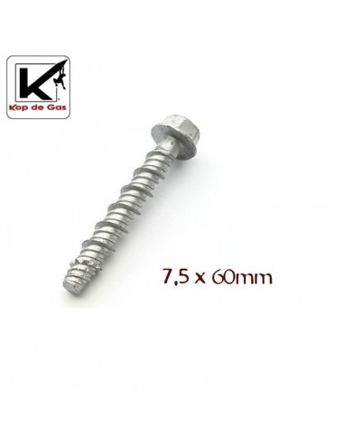 autorroscante 7,5 - Tornillo Autorroscante cr-mo de 7,5 x 60 mm