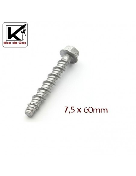 autorroscante 7,5 - Tornillo Autorroscante cr-mo de 7,5 x 60 mm