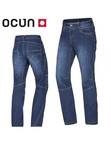 ravage jeans (dark blue) - tejanos elásticos para boulder - ocun