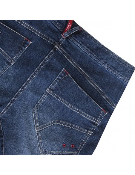 ravage jeans (dark blue) - tejanos elásticos para boulder - ocun