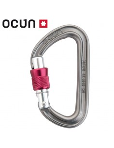 hawk screw - mosquetón rosca pequeño y ligero - ocun