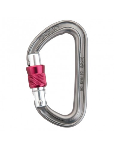 hawk screw - mosquetón rosca pequeño y ligero - ocun