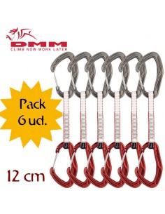 pack 6 alpha trad quickdraw 12 cm - red edition - dmm