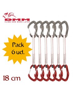 pack 6 alpha trad quickdraw 18 cm - red edition - dmm