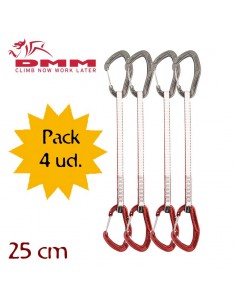 pack alpha trad quickdraw 25 cm - red edition - dmm