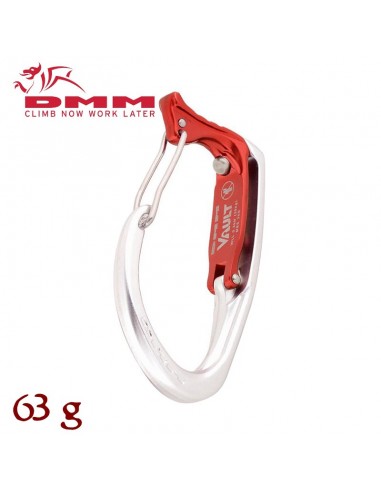 vault wire gate - mosquetón portamaterial de aluminio para tornillos de hielo - dmm