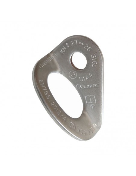 rock 10 inox - plaqueta acero inox. aisi 314 l - raumer