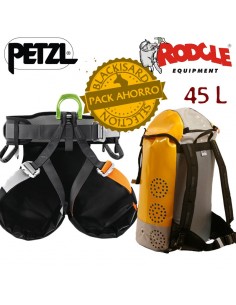 pack canyon guide de petzl + petate consusa (45l) de rodcle