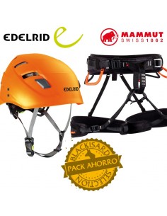 pack arnés ophir 4 slide + casco zodiac - mammut/edelrid