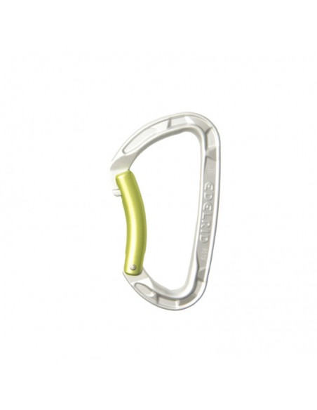 pure bent (silver) - mosquetón keylock curvo - edelrid
