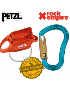 reverso petzl + hms magnum automático de rock empire