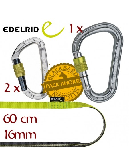 pack plus reunion deportiva 60 cm - edelrid