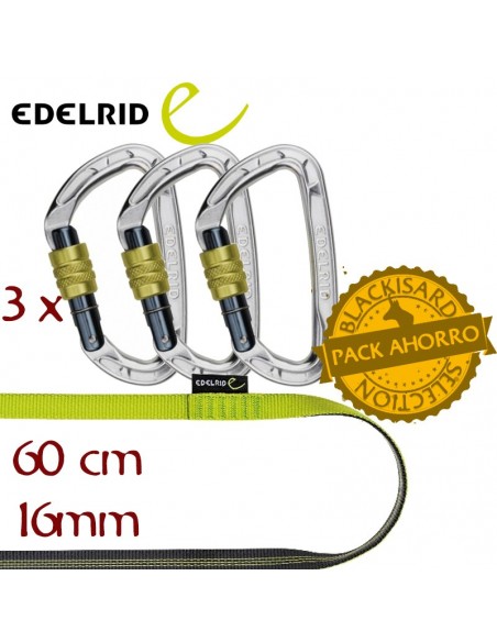 pack reunion deportiva 60 cm - edelrid