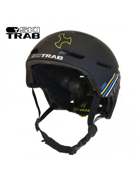 gara 2 (black-yellow) - casco skimo doble certificación - ski trab