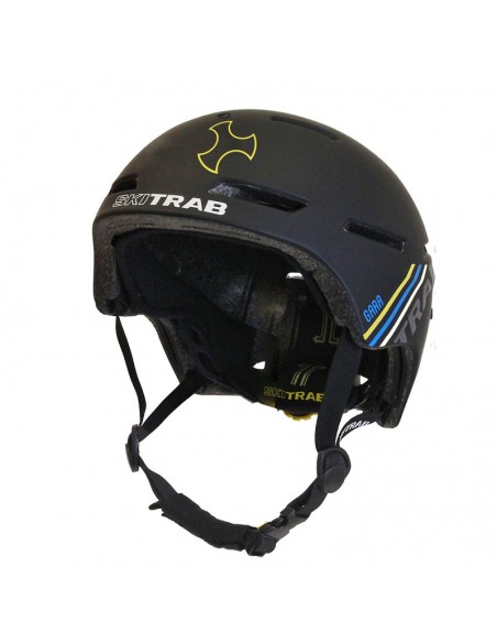 gara 2 (black-yellow) - casco skimo doble certificación - ski trab