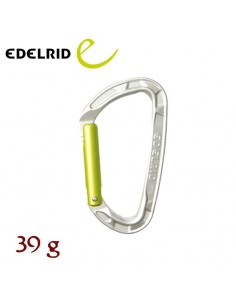 pure straight (silver) - mosquetón keylock recto - edelrid