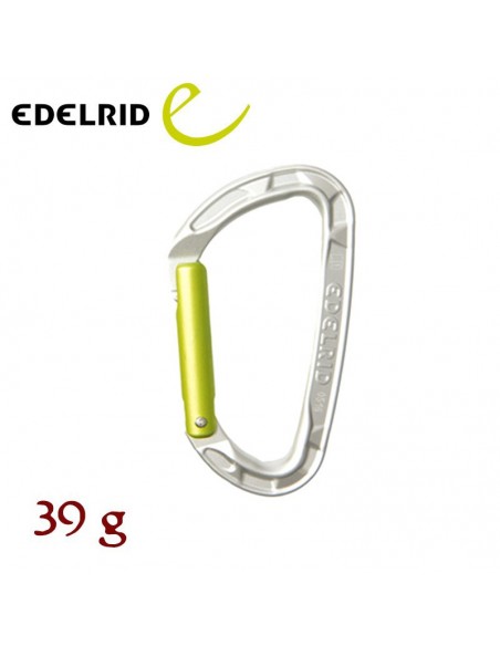 pure straight (silver) - mosquetón keylock recto - edelrid