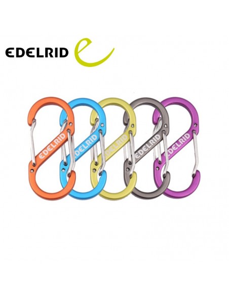 micro s - mosquetón auxiliar doble - edelrid