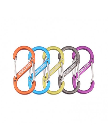 micro s - mosquetón auxiliar doble - edelrid