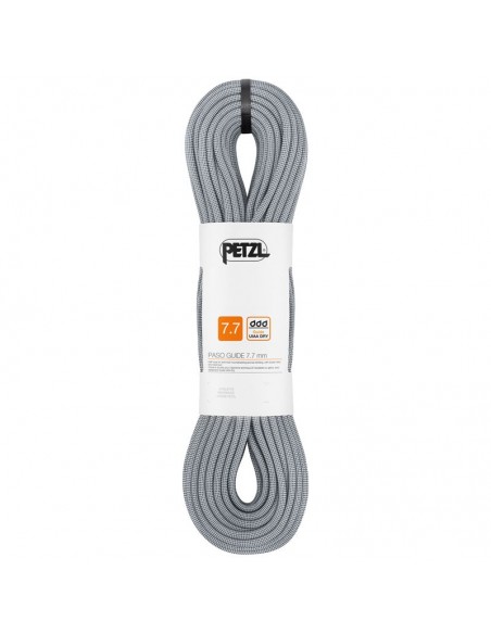 pack 2 cuerdas paso guide 7,7mm dry (50m) - cuerdas doble escalada en hielo - petzl