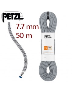 paso guide 7,7mm dry gris (50m) - cuerda doble escalada en hielo - petzl