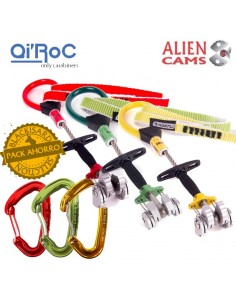 pack semáforo con mosquetones - aliens amarillo, rojo y verde con mosquetones wifi - fixe/qi'rock