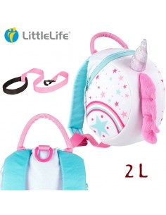 unicorn - mochila infantil de 1 a 3 años - littlelife