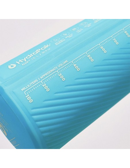 flux 1,5l (gris) - botella comprimible - hydrapak