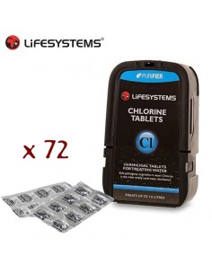 chlorine tablets (72 tablets) - pastillas potabilizadoras de agua - lifesystems