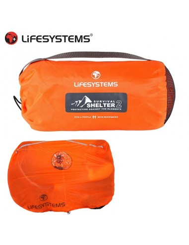 survival shelter 2 - refugio de emergencia para 2 personas - lifesystems