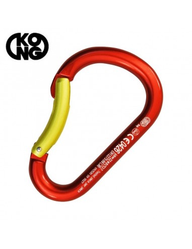 paddle bent gate (red/yellow) - mosqueton gran apertura - kong