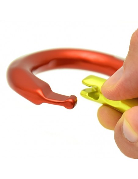 paddle bent gate (red/yellow) - mosqueton gran apertura - kong