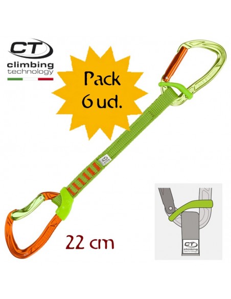 pack 6 nimble fixbar set ny 22cm - climbing technology