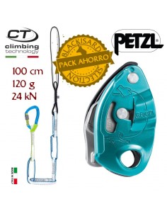 pack grigri + sport chain + nimble carabiner sg - petzl / climbing technology