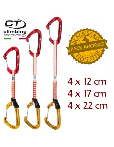 pack 12 fly-weight evo set (4x12cm + 4x17cm + 4x22cm) - climbing technology