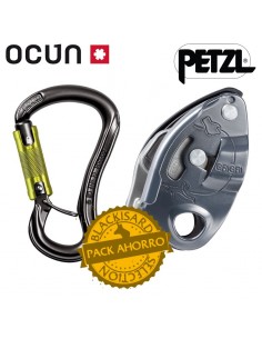 grigri + mosqueton condor twist - petzl / ocun