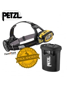 pack frontal duo s + bateria adicional accu 2 - petzl