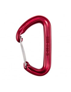 hawk wire rojo - mosquetón alambre pequeño y ligero - ocun 2