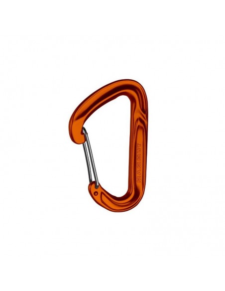 pack 4 mosquetones wall light wire gate orange - mammut
