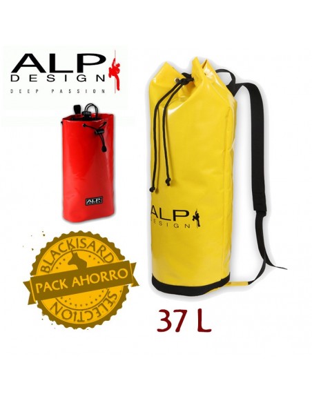 pack saca classic grande (37l) + bolso personale - alp design