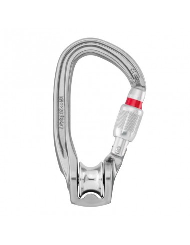 rollclip z screw lock - mosquetón con polea - petzl