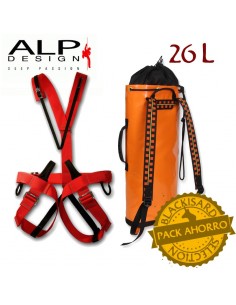 pack arnés compact + petate punteros - alp design