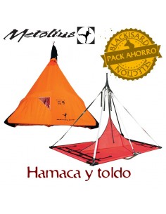 pack hamaca y toldo bomb shelter double - metolius
