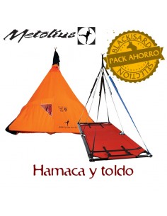 pack hamaca y toldo bomb shelter single - metolius
